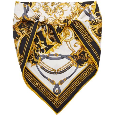 fake versace bandana|Versace scarf for sale.